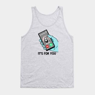 Death's on the Phone Tank Top